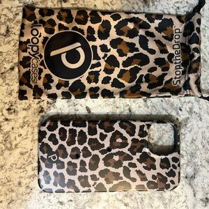 Loopy Case Brown and Black Animal Print Phone Case